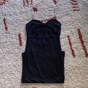 ASOS Open Back Black Evening Slip Size 12